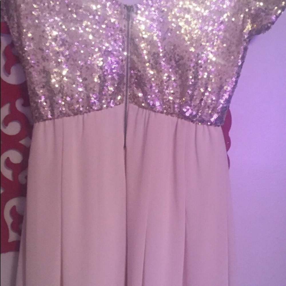 sequence&chiffon Dress - Picture 2 of 3